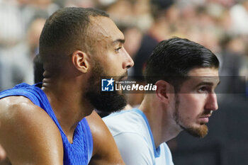 2024-07-06 - Rudy Gobert of France during the International Friendly Basketball match between Germany and France on 6 July 2024 at Lanxess Arena in Cologne, Germany - BASKETBALL - FRIENDLY GAME - GERMANY V FRANCE - FRIENDLY MATCH - BASKETBALL