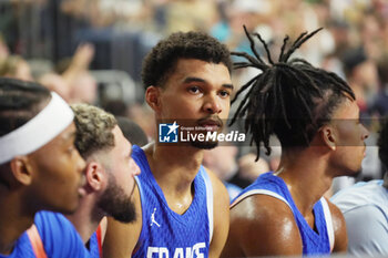 2024-07-06 - Victor Wembanyama of France during the International Friendly Basketball match between Germany and France on 6 July 2024 at Lanxess Arena in Cologne, Germany - BASKETBALL - FRIENDLY GAME - GERMANY V FRANCE - FRIENDLY MATCH - BASKETBALL