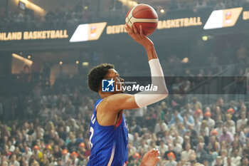 2024-07-06 - Victor Wembanyama of France during the International Friendly Basketball match between Germany and France on 6 July 2024 at Lanxess Arena in Cologne, Germany - BASKETBALL - FRIENDLY GAME - GERMANY V FRANCE - FRIENDLY MATCH - BASKETBALL