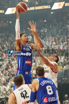 2024-07-06 - Victor Wembanyama of France during the International Friendly Basketball match between Germany and France on 6 July 2024 at Lanxess Arena in Cologne, Germany - BASKETBALL - FRIENDLY GAME - GERMANY V FRANCE - FRIENDLY MATCH - BASKETBALL