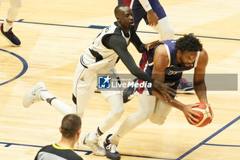 2024-07-20 - Joel Embiid of Team Usa during the International Friendly basketball match between USA and South Sudan on 20 July 2024 at O2 Arena in London, England - BASKETBALL - FRIENDLY GAME - USA V SOUTH SUDAN - FRIENDLY MATCH - BASKETBALL