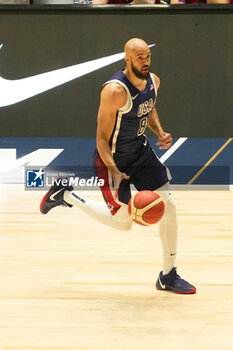 2024-07-20 - Derrick White of Team Usa during the International Friendly basketball match between USA and South Sudan on 20 July 2024 at O2 Arena in London, England - BASKETBALL - FRIENDLY GAME - USA V SOUTH SUDAN - FRIENDLY MATCH - BASKETBALL