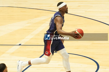 2024-07-20 - Anthony Davis of Team Usa during the International Friendly basketball match between USA and South Sudan on 20 July 2024 at O2 Arena in London, England - BASKETBALL - FRIENDLY GAME - USA V SOUTH SUDAN - FRIENDLY MATCH - BASKETBALL