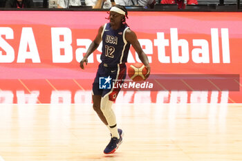 2024-07-20 - Jrue Holiday of Team Usa during the International Friendly basketball match between USA and South Sudan on 20 July 2024 at O2 Arena in London, England - BASKETBALL - FRIENDLY GAME - USA V SOUTH SUDAN - FRIENDLY MATCH - BASKETBALL