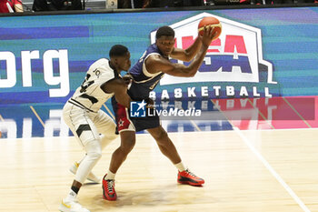 2024-07-20 - Anthony Edwards of Team Usa during the International Friendly basketball match between USA and South Sudan on 20 July 2024 at O2 Arena in London, England - BASKETBALL - FRIENDLY GAME - USA V SOUTH SUDAN - FRIENDLY MATCH - BASKETBALL