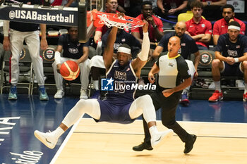 2024-07-20 - Anthony Davis of Team Usa during the International Friendly basketball match between USA and South Sudan on 20 July 2024 at O2 Arena in London, England - BASKETBALL - FRIENDLY GAME - USA V SOUTH SUDAN - FRIENDLY MATCH - BASKETBALL