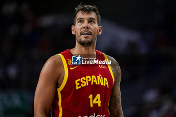 2024-07-23 - Willy Hernangomez of Spain seen during the Basketball International Friendly match between Spain and Puerto Rico at WiZink Center on July 23, 2024 in Madrid, Spain. - SPAIN VS PUERTO RICO - FRIENDLY MATCH - BASKETBALL