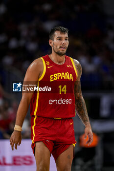 2024-07-23 - Willy Hernangomez of Spain seen during the Basketball International Friendly match between Spain and Puerto Rico at WiZink Center on July 23, 2024 in Madrid, Spain. - SPAIN VS PUERTO RICO - FRIENDLY MATCH - BASKETBALL