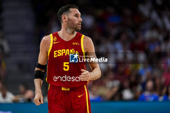 2024-07-23 - Rudy Fernandez of Spain seen during the Basketball International Friendly match between Spain and Puerto Rico at WiZink Center on July 23, 2024 in Madrid, Spain. - SPAIN VS PUERTO RICO - FRIENDLY MATCH - BASKETBALL