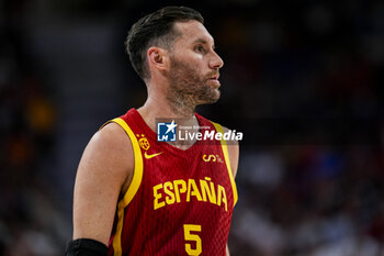 2024-07-23 - Rudy Fernandez of Spain seen during the Basketball International Friendly match between Spain and Puerto Rico at WiZink Center on July 23, 2024 in Madrid, Spain. - SPAIN VS PUERTO RICO - FRIENDLY MATCH - BASKETBALL