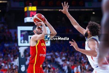 2024-07-23 - 23th July 2024; Wizink Center; Madrid; Spain; Friendly match; Olympic Games; Spain vs Puerto Rico; Santi Aldama (Spain)Basketball friendly match before Olympic Games Spain vs Puerto Rico 900/Cordon Press - BASKETBALL FRIENDLY MATCH BEFORE OLYMPIC GAMES SPAIN VS PUERTO RICO - FRIENDLY MATCH - BASKETBALL