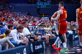 2024-07-23 - 23th July 2024; Wizink Center; Madrid; Spain; Friendly match; Olympic Games; Spain vs Puerto Rico; Lucas Vazquez player of Real Madrid FootballBasketball friendly match before Olympic Games Spain vs Puerto Rico 900/Cordon Press - BASKETBALL FRIENDLY MATCH BEFORE OLYMPIC GAMES SPAIN VS PUERTO RICO - FRIENDLY MATCH - BASKETBALL