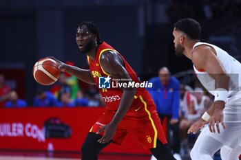 2024-07-23 - 23th July 2024; Wizink Center; Madrid; Spain; Friendly match; Olympic Games; Spain vs Puerto Rico; Usman Garuba (Spain)Basketball friendly match before Olympic Games Spain vs Puerto Rico 900/Cordon Press - BASKETBALL FRIENDLY MATCH BEFORE OLYMPIC GAMES SPAIN VS PUERTO RICO - FRIENDLY MATCH - BASKETBALL