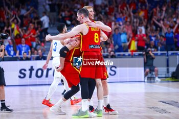 2024-07-23 - 23th July 2024; Wizink Center; Madrid; Spain; Friendly match; Olympic Games; Spain vs Puerto Rico; Rudy Fernandez, Dario Brizuela, Juancho Hernangomez, Alberto Diaz (Spain)Basketball friendly match before Olympic Games Spain vs Puerto Rico 900/Cordon Press - BASKETBALL FRIENDLY MATCH BEFORE OLYMPIC GAMES SPAIN VS PUERTO RICO - FRIENDLY MATCH - BASKETBALL