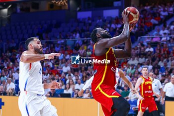 2024-07-23 - 23th July 2024; Wizink Center; Madrid; Spain; Friendly match; Olympic Games; Spain vs Puerto Rico; Usman Garuba (Spain)Basketball friendly match before Olympic Games Spain vs Puerto Rico 900/Cordon Press - BASKETBALL FRIENDLY MATCH BEFORE OLYMPIC GAMES SPAIN VS PUERTO RICO - FRIENDLY MATCH - BASKETBALL