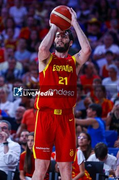 2024-07-23 - 23th July 2024; Wizink Center; Madrid; Spain; Friendly match; Olympic Games; Spain vs Puerto Rico; Abrines (Spain)Basketball friendly match before Olympic Games Spain vs Puerto Rico 900/Cordon Press - BASKETBALL FRIENDLY MATCH BEFORE OLYMPIC GAMES SPAIN VS PUERTO RICO - FRIENDLY MATCH - BASKETBALL