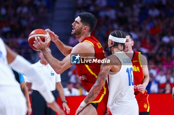 2024-07-23 - 23th July 2024; Wizink Center; Madrid; Spain; Friendly match; Olympic Games; Spain vs Puerto Rico; santi Aldama (Spain)Basketball friendly match before Olympic Games Spain vs Puerto Rico 900/Cordon Press - BASKETBALL FRIENDLY MATCH BEFORE OLYMPIC GAMES SPAIN VS PUERTO RICO - FRIENDLY MATCH - BASKETBALL