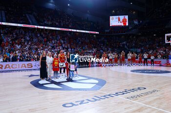 2024-07-23 - 23th July 2024; Wizink Center; Madrid; Spain; Friendly match; Olympic Games; Spain vs Puerto Rico; Homenaje Rudy Fernandez (Spain)Basketball friendly match before Olympic Games Spain vs Puerto Rico 900/Cordon Press - BASKETBALL FRIENDLY MATCH BEFORE OLYMPIC GAMES SPAIN VS PUERTO RICO - FRIENDLY MATCH - BASKETBALL