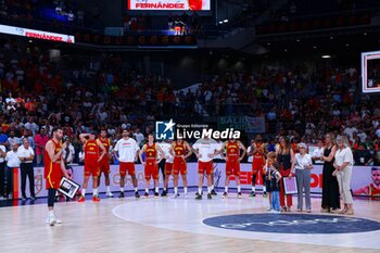 2024-07-23 - 23th July 2024; Wizink Center; Madrid; Spain; Friendly match; Olympic Games; Spain vs Puerto Rico; Homenaje Rudy Fernandez (Spain)Basketball friendly match before Olympic Games Spain vs Puerto Rico 900/Cordon Press - BASKETBALL FRIENDLY MATCH BEFORE OLYMPIC GAMES SPAIN VS PUERTO RICO - FRIENDLY MATCH - BASKETBALL