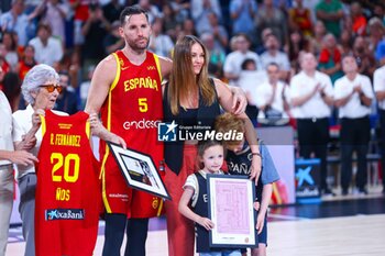 2024-07-23 - 23th July 2024; Wizink Center; Madrid; Spain; Friendly match; Olympic Games; Spain vs Puerto Rico; Homenaje Rudy Fernandez (Spain)Basketball friendly match before Olympic Games Spain vs Puerto Rico 900/Cordon Press - BASKETBALL FRIENDLY MATCH BEFORE OLYMPIC GAMES SPAIN VS PUERTO RICO - FRIENDLY MATCH - BASKETBALL