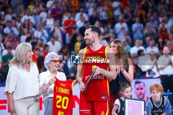 2024-07-23 - 23th July 2024; Wizink Center; Madrid; Spain; Friendly match; Olympic Games; Spain vs Puerto Rico; Homenaje Rudy Fernandez (Spain)Basketball friendly match before Olympic Games Spain vs Puerto Rico 900/Cordon Press - BASKETBALL FRIENDLY MATCH BEFORE OLYMPIC GAMES SPAIN VS PUERTO RICO - FRIENDLY MATCH - BASKETBALL