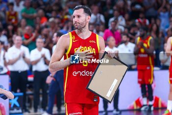 2024-07-23 - 23th July 2024; Wizink Center; Madrid; Spain; Friendly match; Olympic Games; Spain vs Puerto Rico; Homenaje Rudy Fernandez (Spain)Basketball friendly match before Olympic Games Spain vs Puerto Rico 900/Cordon Press - BASKETBALL FRIENDLY MATCH BEFORE OLYMPIC GAMES SPAIN VS PUERTO RICO - FRIENDLY MATCH - BASKETBALL