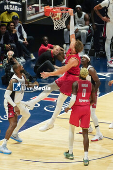 2024-07-22 - Moritz Wagner of Germany during the International Friendly basketball match between USA and Germany on 22 July 2024 at O2 Arena in London, England - BASKETBALL - FRIENDLY GAME - USA V GERMANY - FRIENDLY MATCH - BASKETBALL