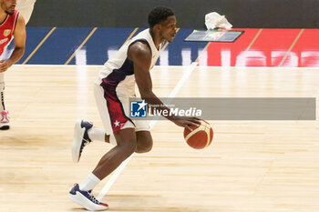 2024-07-22 - Anthony Edwards of Usa during the International Friendly basketball match between USA and Germany on 22 July 2024 at O2 Arena in London, England - BASKETBALL - FRIENDLY GAME - USA V GERMANY - FRIENDLY MATCH - BASKETBALL