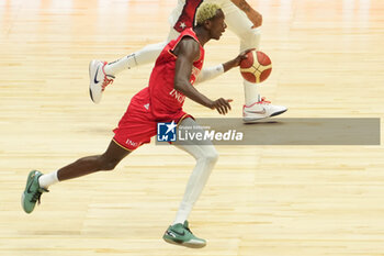 2024-07-22 - Isaac Bonga of Germany during the International Friendly basketball match between USA and Germany on 22 July 2024 at O2 Arena in London, England - BASKETBALL - FRIENDLY GAME - USA V GERMANY - FRIENDLY MATCH - BASKETBALL