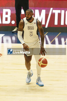 2024-07-22 - Lebron James of Usa during the International Friendly basketball match between USA and Germany on 22 July 2024 at O2 Arena in London, England - BASKETBALL - FRIENDLY GAME - USA V GERMANY - FRIENDLY MATCH - BASKETBALL