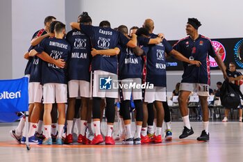 2024-09-04 - EA7 Emporio Armani Olimpia Milano team - DERTHONA BASKET VS EA7 EMPORIO ARMANI OLIMPIA MILANO - FRIENDLY MATCH - BASKETBALL