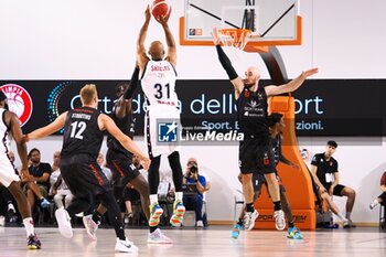 2024-09-04 - Shavon Shields (EA7 Emporio Armani Olimpia Milano) - DERTHONA BASKET VS EA7 EMPORIO ARMANI OLIMPIA MILANO - FRIENDLY MATCH - BASKETBALL