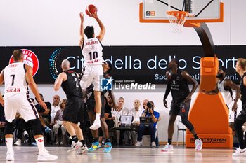 2024-09-04 - Leandro Bolmaro (EA7 Emporio Armani Olimpia Milano) - DERTHONA BASKET VS EA7 EMPORIO ARMANI OLIMPIA MILANO - FRIENDLY MATCH - BASKETBALL