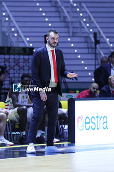 14/02/2024 - Nicola Brieza (head coach Estra Pistoia) - FRECCIAROSSA FINALEIGHT 2024 -  REYER VENEZIA VS ASTRA PISTOIA - COPPA ITALIA - BASKET
