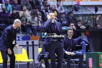15/02/2024 - Alessandro Magro (head coach Germani Brescia) - FRECCIAROSSA FINALEIGHT 2024 - GERMANI BRESCIA VS GEVI NAPOLI BASKET - COPPA ITALIA - BASKET