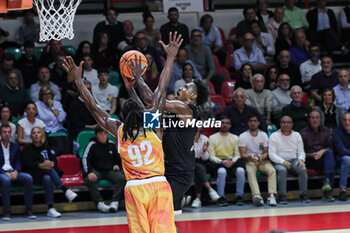 2024-10-02 - #1 Vital Christian (Bertram Derthona Basket Tortona) and #92 Jaron Johnson (Niners Chemnitz) - DERTHONA BASKET VS NINERS CHEMNITZ - CHAMPIONS LEAGUE - BASKETBALL