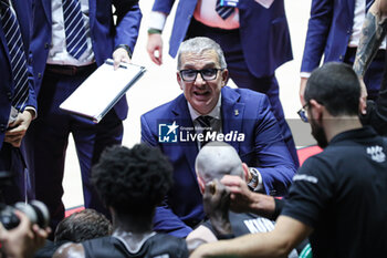 2024-10-02 - De Raffaele Walter (head coach Bertram Derthona Basket Tortona) - DERTHONA BASKET VS NINERS CHEMNITZ - CHAMPIONS LEAGUE - BASKETBALL