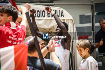 2024-10-01 - Mouhamed Faye (Unahotels Reggio Emilia) - UNAHOTELS REGGIO EMILIA VS RYTAS VILNIUS - CHAMPIONS LEAGUE - BASKETBALL