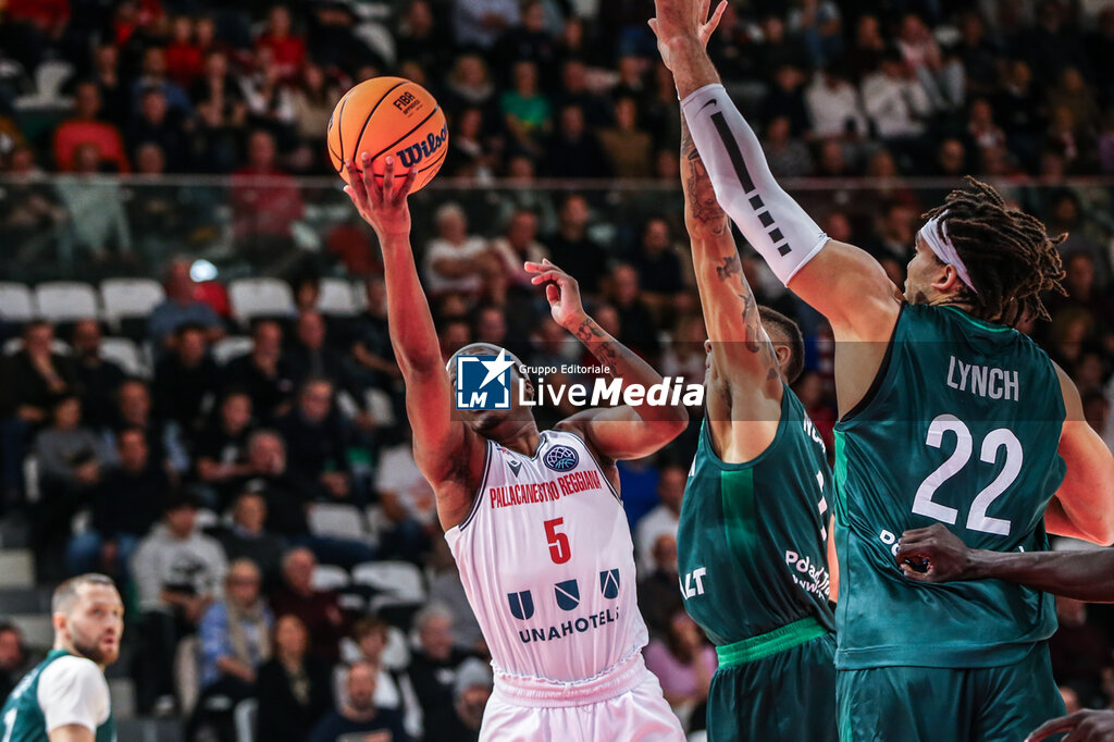 Pallacanestro Reggiana vs WKS Slask Wroclaw - CHAMPIONS LEAGUE - BASKETBALL