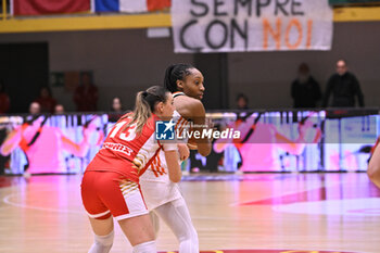 2024-11-21 - Actions of Olbis Andre ( Famila Beretta Schio) during the match between Famila Beretta Schio and DVTK Huntherm at PalaRomare - November 21, 2024, during the EuroLeague Women 2024/2025 - FAMILA BERETTA VS DVTK HUN-TERM - EUROLEAGUE WOMEN - BASKETBALL