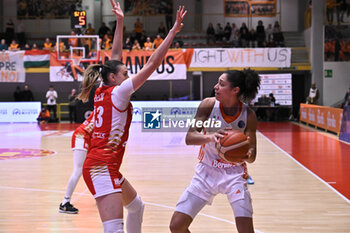 2024-11-21 - Actions of the game and players' images during the match between Famila Beretta Schio and DVTK Hun-term at PalaRomare - November 21, 2024, during the EuroLeague Women 2024/2025 - FAMILA BERETTA VS DVTK HUN-TERM - EUROLEAGUE WOMEN - BASKETBALL