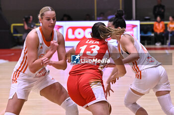 2024-11-21 - Actions of the game and players' images during the match between Famila Beretta Schio and DVTK Hun-term at PalaRomare - November 21, 2024, during the EuroLeague Women 2024/2025 - FAMILA BERETTA VS DVTK HUN-TERM - EUROLEAGUE WOMEN - BASKETBALL