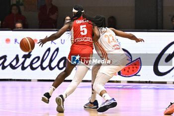 2024-11-21 - Actions of the game and players' images during the match between Famila Beretta Schio and DVTK Hun-term at PalaRomare - November 21, 2024, during the EuroLeague Women 2024/2025 - FAMILA BERETTA VS DVTK HUN-TERM - EUROLEAGUE WOMEN - BASKETBALL