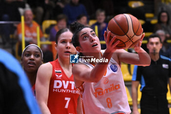 2024-11-21 - Actions of Costanza Verona ( Famila Beretta Schio) during the match between Famila Beretta Schio and DVTK Hun-term at PalaRomare - November 21, 2024, during the EuroLeague Women 2024/2025 - FAMILA BERETTA VS DVTK HUN-TERM - EUROLEAGUE WOMEN - BASKETBALL