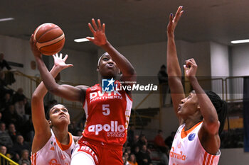 2024-11-21 - Actions ofKaila Charles ( DVTK) during the match between Famila Beretta Schio and DVTK Hun-termat PalaRomare - November 21, 2024, during the EuroLeague Women 2024/2025 - FAMILA BERETTA VS DVTK HUN-TERM - EUROLEAGUE WOMEN - BASKETBALL