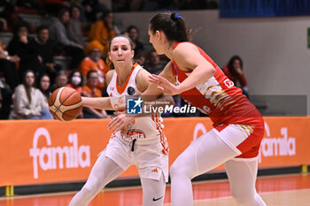 2024-11-21 - Actions of the game and players' images during the match between Famila Beretta Schio and DVTK Hun-term at PalaRomare - November 21, 2024, during the EuroLeague Women 2024/2025 - FAMILA BERETTA VS DVTK HUN-TERM - EUROLEAGUE WOMEN - BASKETBALL