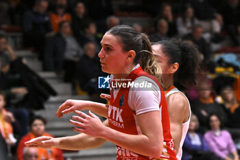 2024-11-21 - Actions of the game and players' images during the match between Famila Beretta Schio and DVTK Hun-term at PalaRomare - November 21, 2024, during the EuroLeague Women 2024/2025 - FAMILA BERETTA VS DVTK HUN-TERM - EUROLEAGUE WOMEN - BASKETBALL