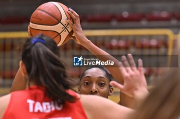 2024-11-21 - Actions of the game and players' images during the match between Famila Beretta Schio and DVTK Hun-term at PalaRomare - November 21, 2024, during the EuroLeague Women 2024/2025 - FAMILA BERETTA VS DVTK HUN-TERM - EUROLEAGUE WOMEN - BASKETBALL