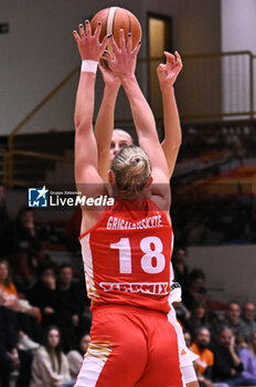 2024-11-21 - Actions of the game and players' images during the match between Famila Beretta Schio and DVTK Hun-term at PalaRomare - November 21, 2024, during the EuroLeague Women 2024/2025 - FAMILA BERETTA VS DVTK HUN-TERM - EUROLEAGUE WOMEN - BASKETBALL