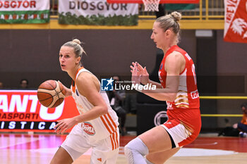 2024-11-21 - Actions of the game and players' images during the match between Famila Beretta Schio and DVTK Hun-term at PalaRomare - November 21, 2024, during the EuroLeague Women 2024/2025 - FAMILA BERETTA VS DVTK HUN-TERM - EUROLEAGUE WOMEN - BASKETBALL